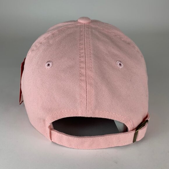 New York Black Yankees Pink American Needle Relaxed Fit Strapback Hat New - Picture 3 of 5